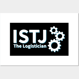 ISTJ The Logistician MBTI types 9D Myers Briggs personality gift with icon Posters and Art